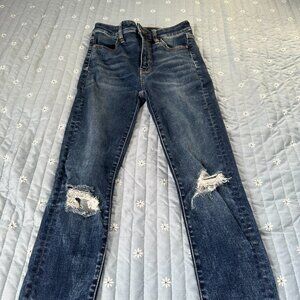 American Eagle Super Hi-Rise Jegging Next Level Stretch. Size 0